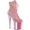 Pleaser - FLAMINGO1020CHRS Bottes de plateforme, Pole dance chaussures - Rose Product image